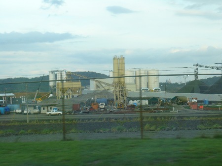 Completed silo installation - Panama ship canal